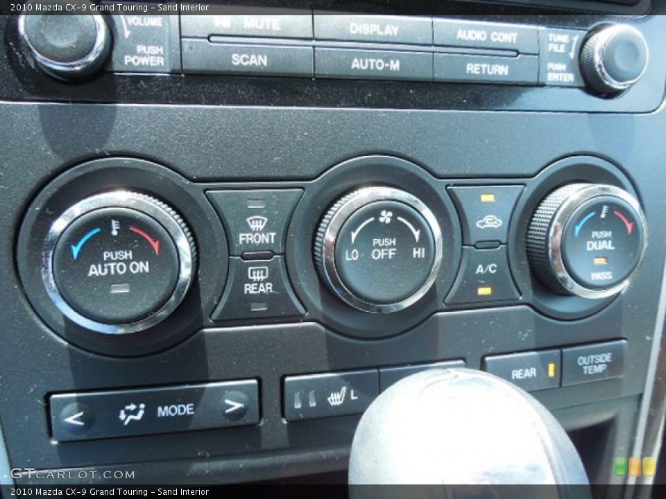 Sand Interior Controls for the 2010 Mazda CX-9 Grand Touring #81167172