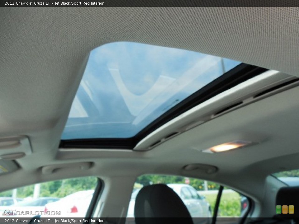 Jet Black/Sport Red Interior Sunroof for the 2012 Chevrolet Cruze LT #81167376