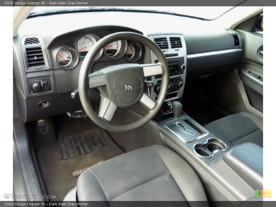 Dark Slate Gray 2009 Dodge Charger Interiors