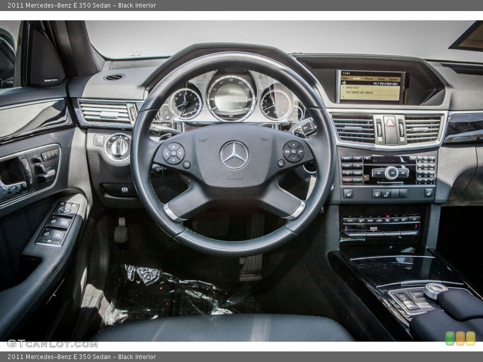 Black Interior Dashboard for the 2011 Mercedes-Benz E 350 Sedan #81168738