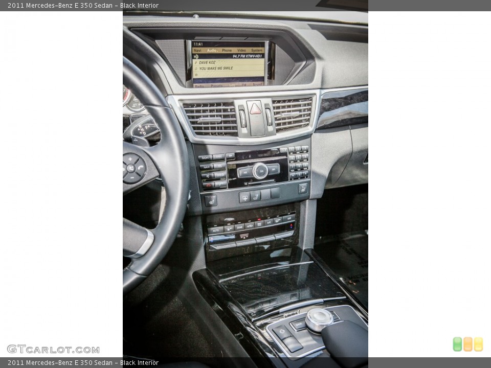 Black Interior Controls for the 2011 Mercedes-Benz E 350 Sedan #81168759
