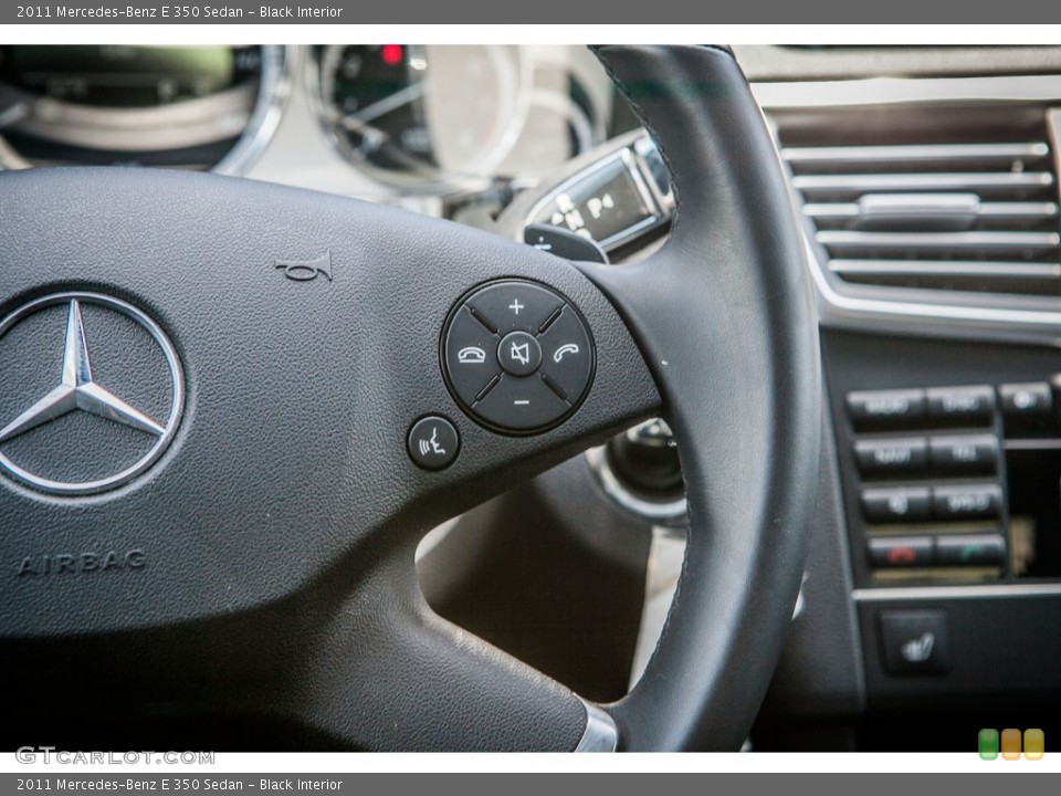 Black Interior Controls for the 2011 Mercedes-Benz E 350 Sedan #81168987