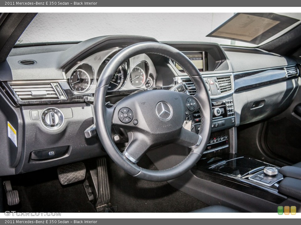 Black Interior Dashboard for the 2011 Mercedes-Benz E 350 Sedan #81169023