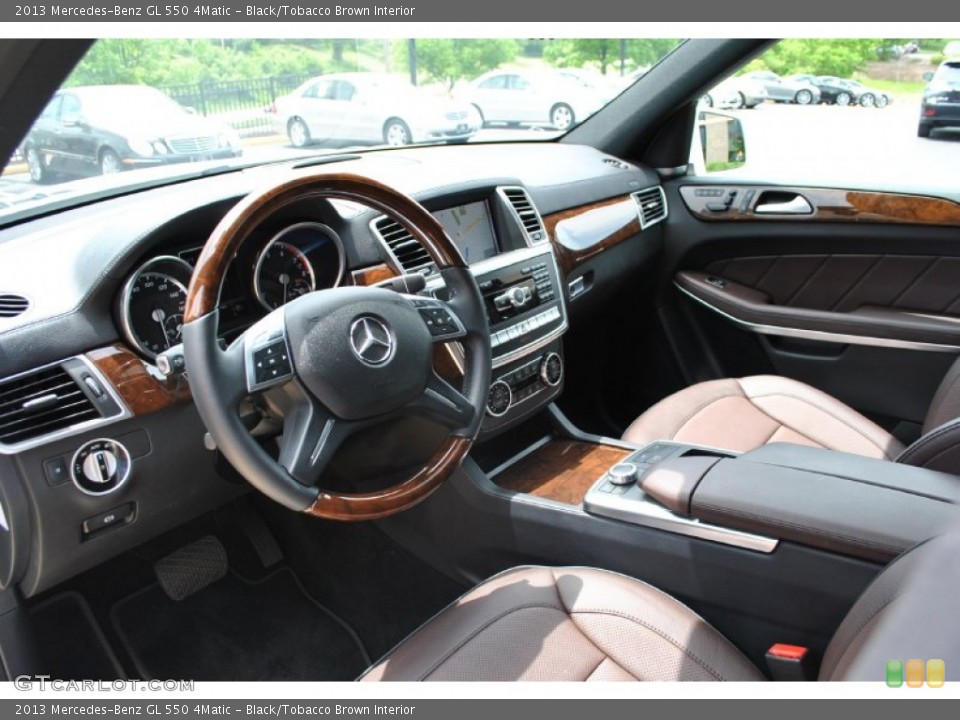 Black/Tobacco Brown Interior Photo for the 2013 Mercedes-Benz GL 550 4Matic #81169069