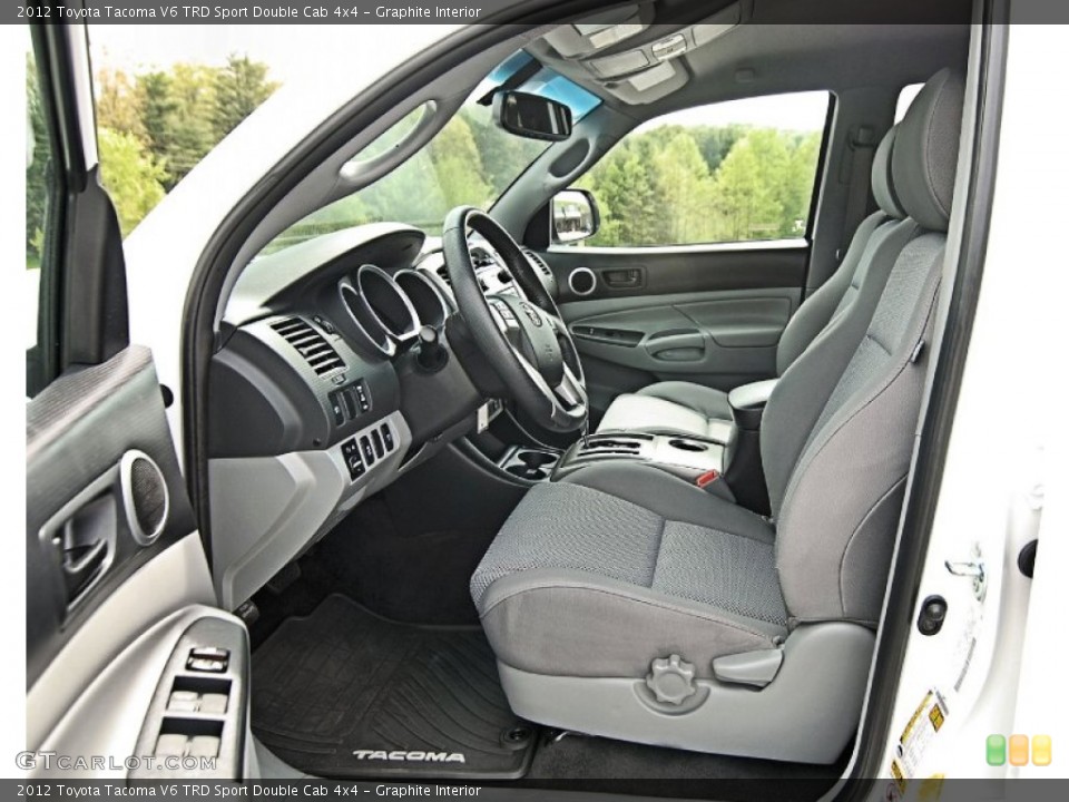 Graphite Interior Photo for the 2012 Toyota Tacoma V6 TRD Sport Double Cab 4x4 #81169503