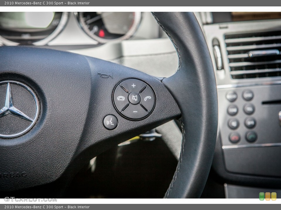 Black Interior Controls for the 2010 Mercedes-Benz C 300 Sport #81169629