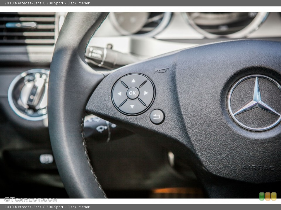 Black Interior Controls for the 2010 Mercedes-Benz C 300 Sport #81169644