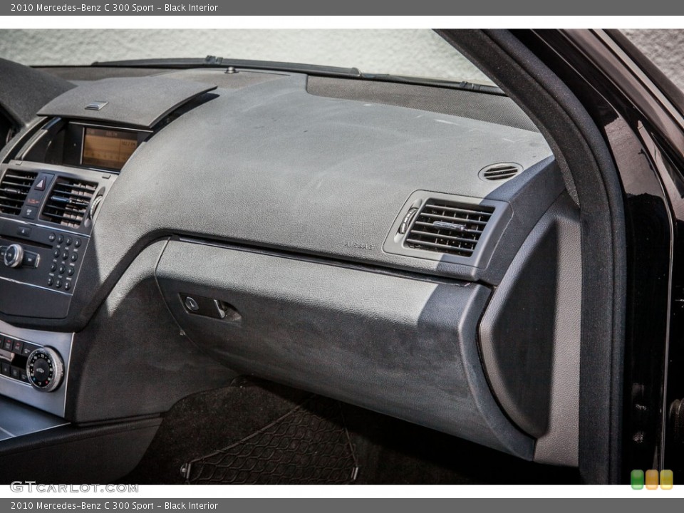 Black Interior Dashboard for the 2010 Mercedes-Benz C 300 Sport #81169745