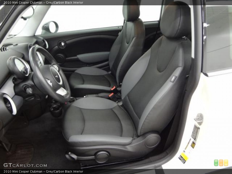 Grey/Carbon Black Interior Photo for the 2010 Mini Cooper Clubman #81174088
