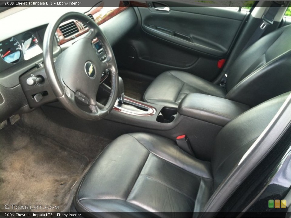 Ebony Interior Photo for the 2009 Chevrolet Impala LTZ #81175136
