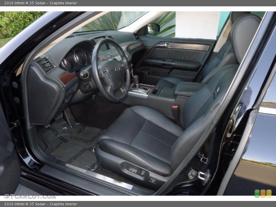 Graphite Interior Photo for the 2010 Infiniti M 35 Sedan #81176282