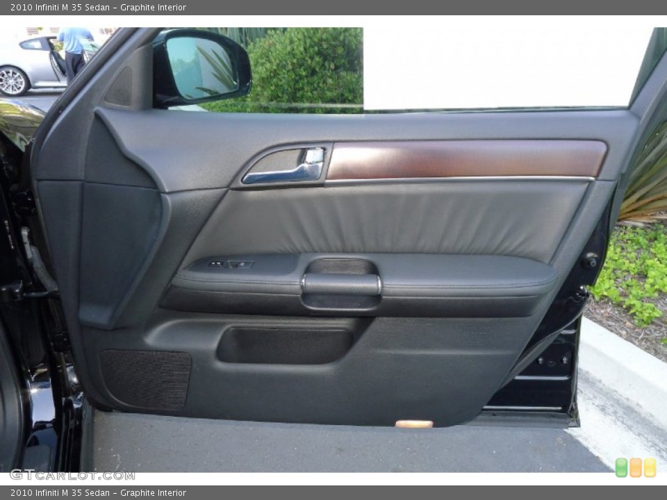 Graphite Interior Door Panel for the 2010 Infiniti M 35 Sedan #81176328