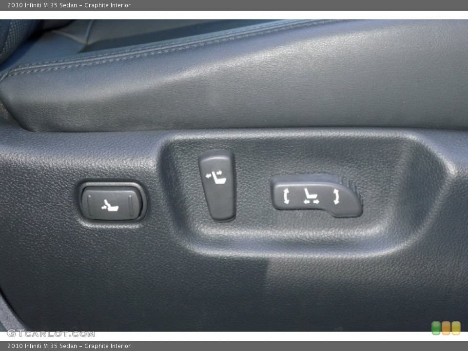 Graphite Interior Controls for the 2010 Infiniti M 35 Sedan #81176418