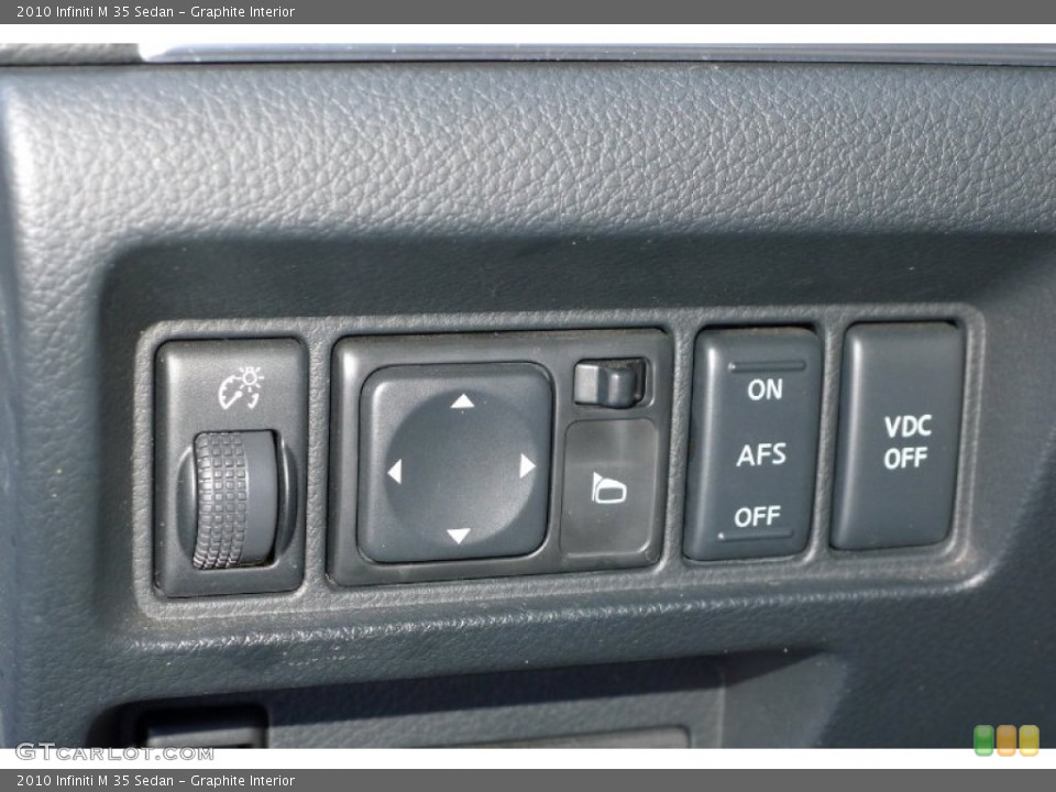 Graphite Interior Controls for the 2010 Infiniti M 35 Sedan #81176484