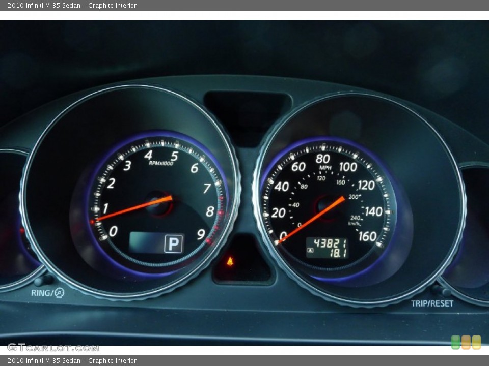 Graphite Interior Gauges for the 2010 Infiniti M 35 Sedan #81176883