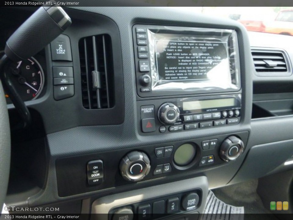 Gray Interior Controls for the 2013 Honda Ridgeline RTL #81177569