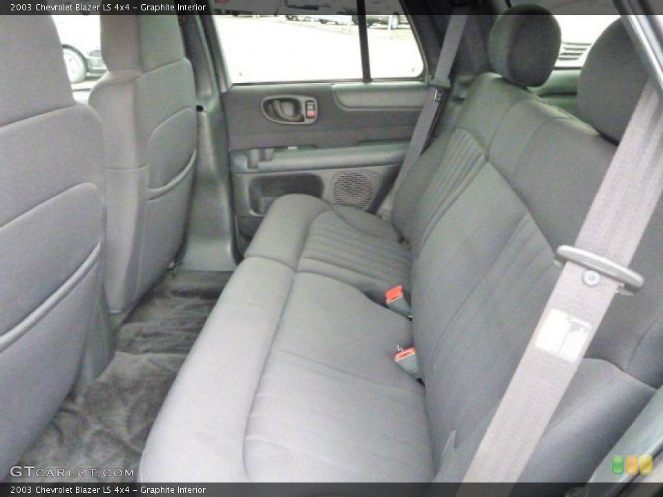 Graphite Interior Rear Seat for the 2003 Chevrolet Blazer LS 4x4 #81178452