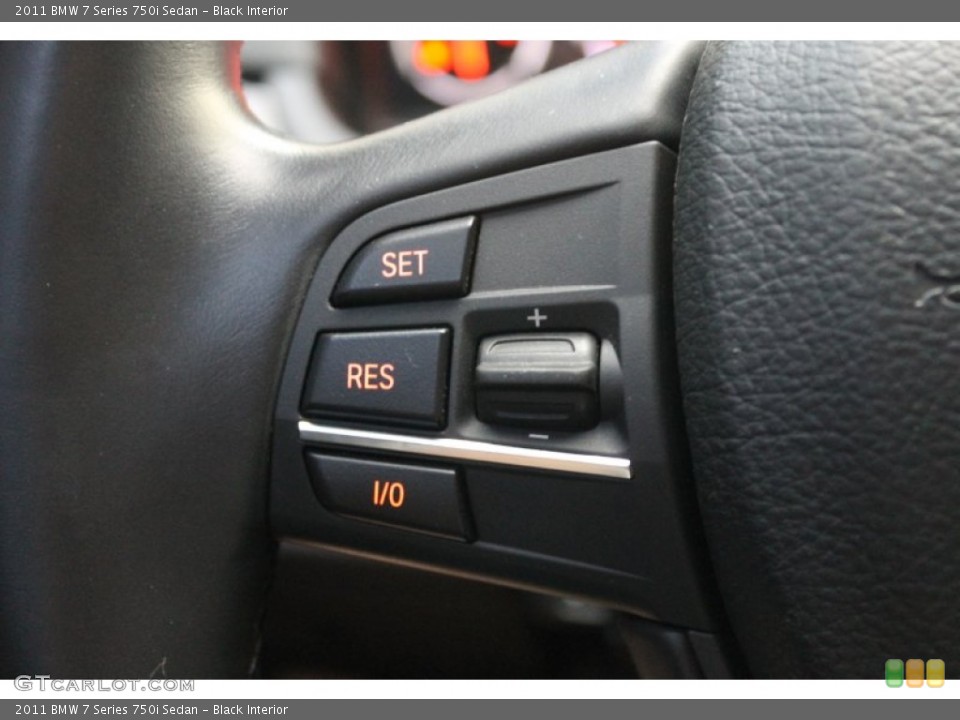 Black Interior Controls for the 2011 BMW 7 Series 750i Sedan #81179307