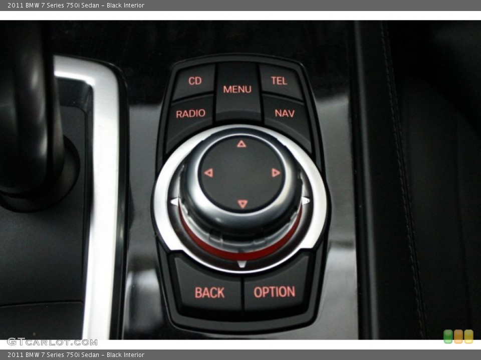 Black Interior Controls for the 2011 BMW 7 Series 750i Sedan #81179610