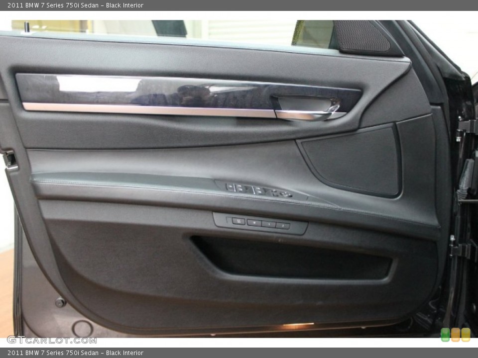 Black Interior Door Panel for the 2011 BMW 7 Series 750i Sedan #81179694