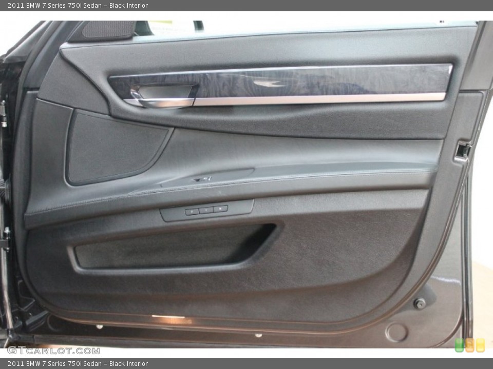 Black Interior Door Panel for the 2011 BMW 7 Series 750i Sedan #81179718