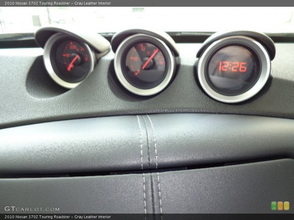 Gray Leather Interior Gauges for the 2010 Nissan 370Z Touring Roadster #81180276