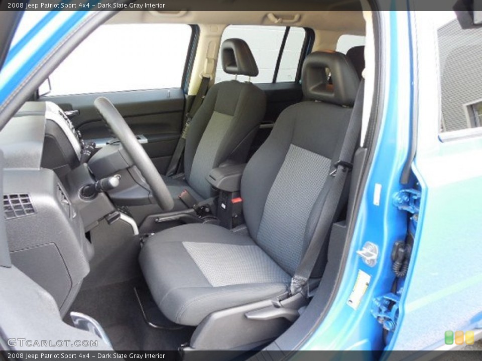 Dark Slate Gray Interior Photo for the 2008 Jeep Patriot Sport 4x4 #81180423