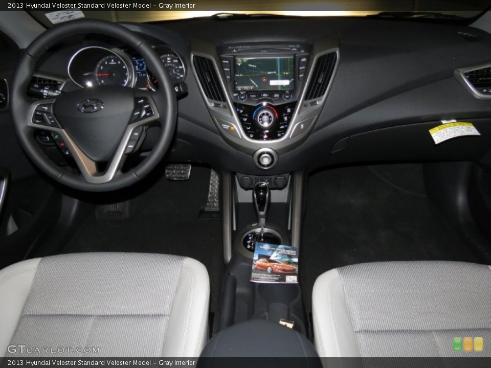 Gray Interior Dashboard for the 2013 Hyundai Veloster  #81180851