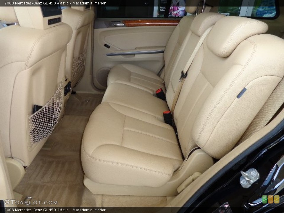 Macadamia Interior Rear Seat for the 2008 Mercedes-Benz GL 450 4Matic #81180988