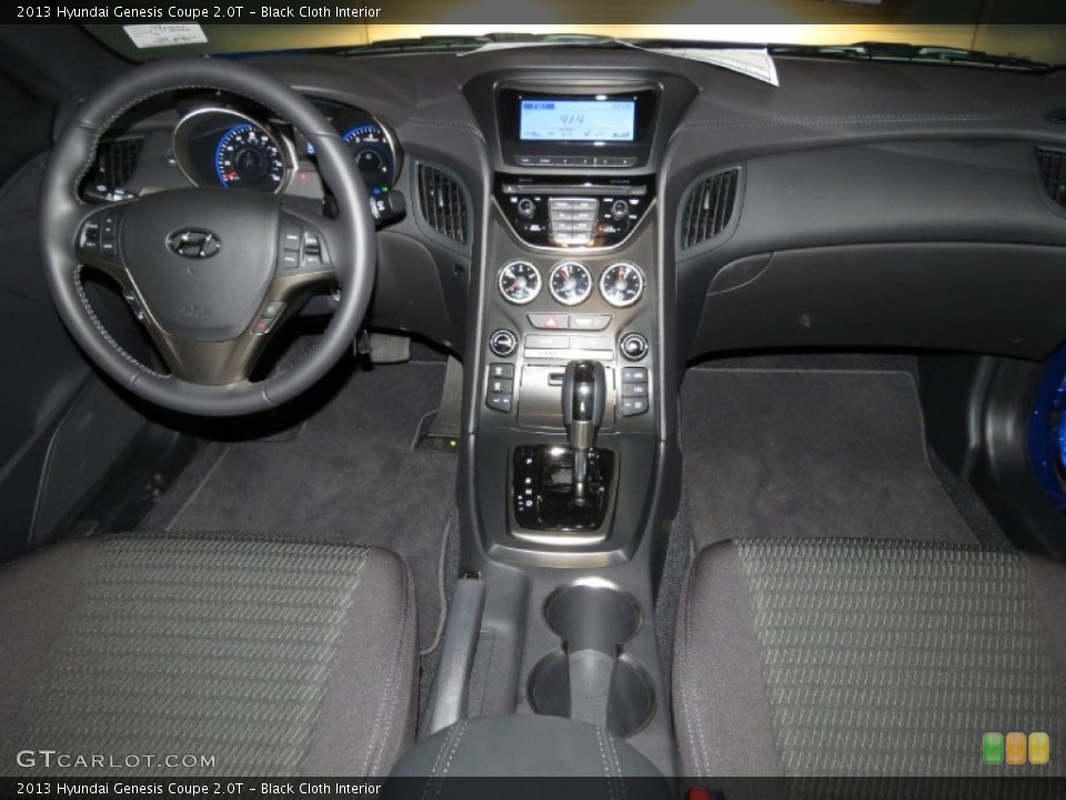 Black Cloth Interior Dashboard for the 2013 Hyundai Genesis Coupe 2.0T #81181047