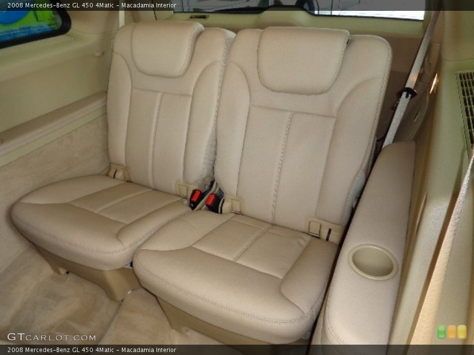 Macadamia Interior Rear Seat for the 2008 Mercedes-Benz GL 450 4Matic #81181172