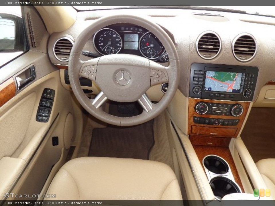 Macadamia Interior Dashboard for the 2008 Mercedes-Benz GL 450 4Matic #81181199