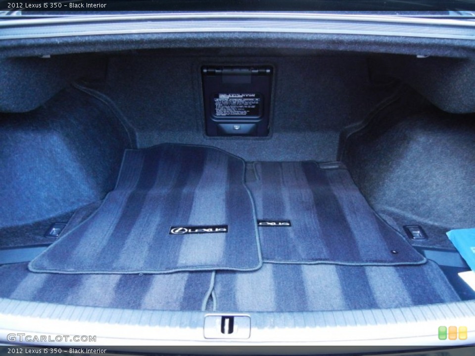 Black Interior Trunk for the 2012 Lexus IS 350 #81181283