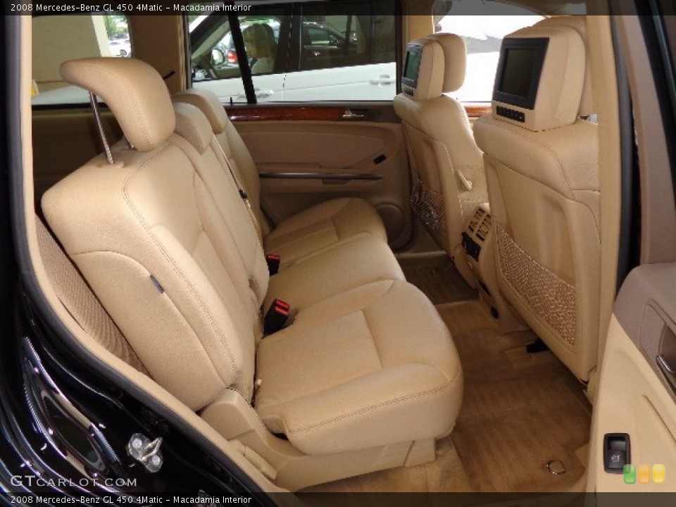 Macadamia Interior Rear Seat for the 2008 Mercedes-Benz GL 450 4Matic #81181323
