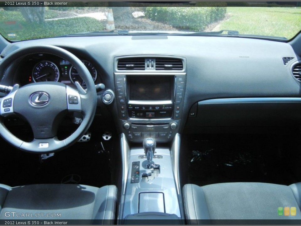 Black Interior Dashboard for the 2012 Lexus IS 350 #81181514