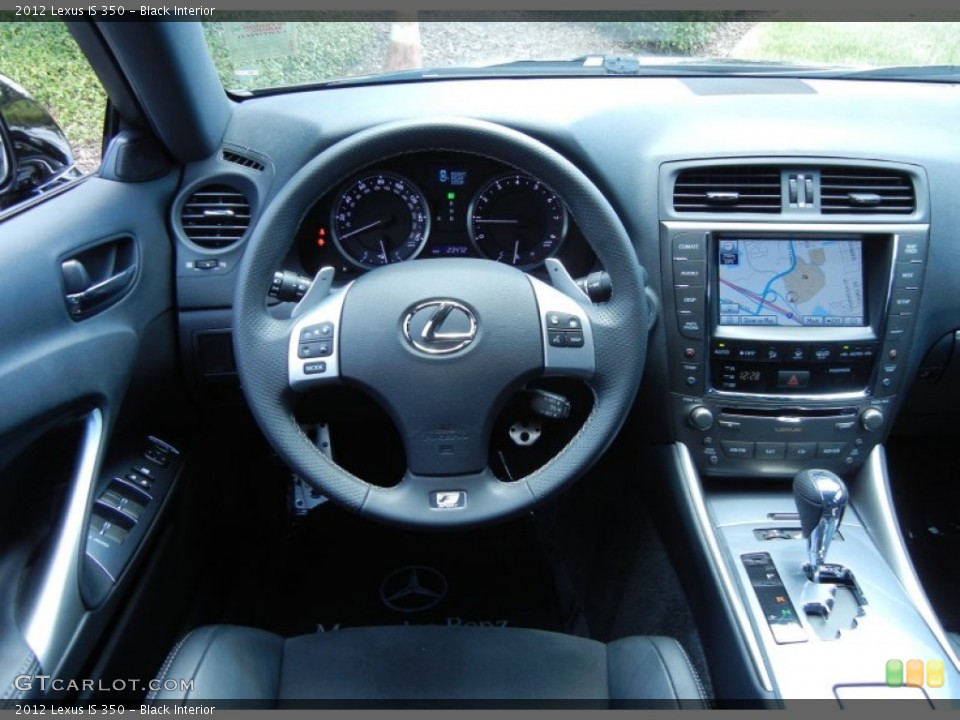 Black Interior Steering Wheel for the 2012 Lexus IS 350 #81181540