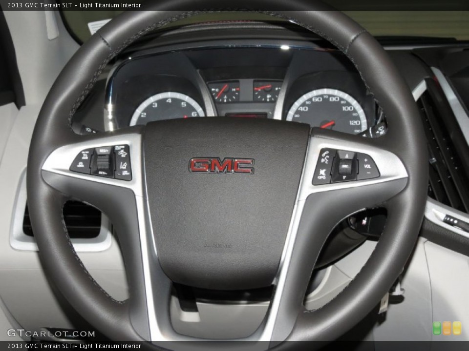 Light Titanium Interior Steering Wheel for the 2013 GMC Terrain SLT #81181584
