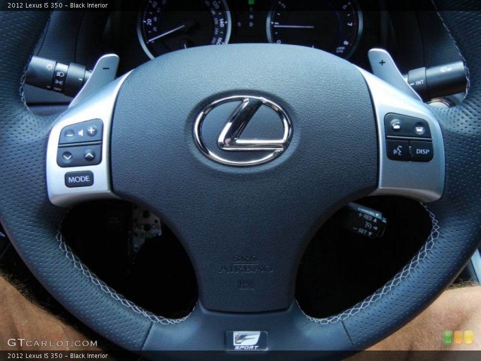 Black Interior Steering Wheel for the 2012 Lexus IS 350 #81181641