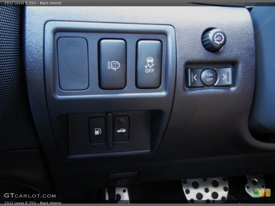 Black Interior Controls for the 2012 Lexus IS 350 #81181662