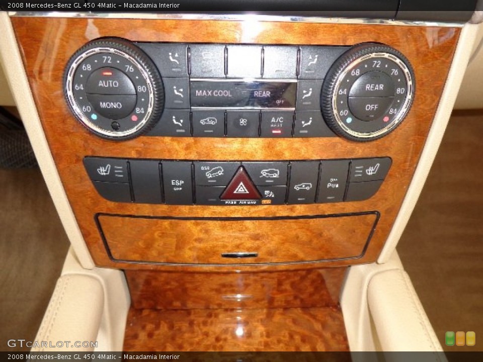 Macadamia Interior Controls for the 2008 Mercedes-Benz GL 450 4Matic #81181833