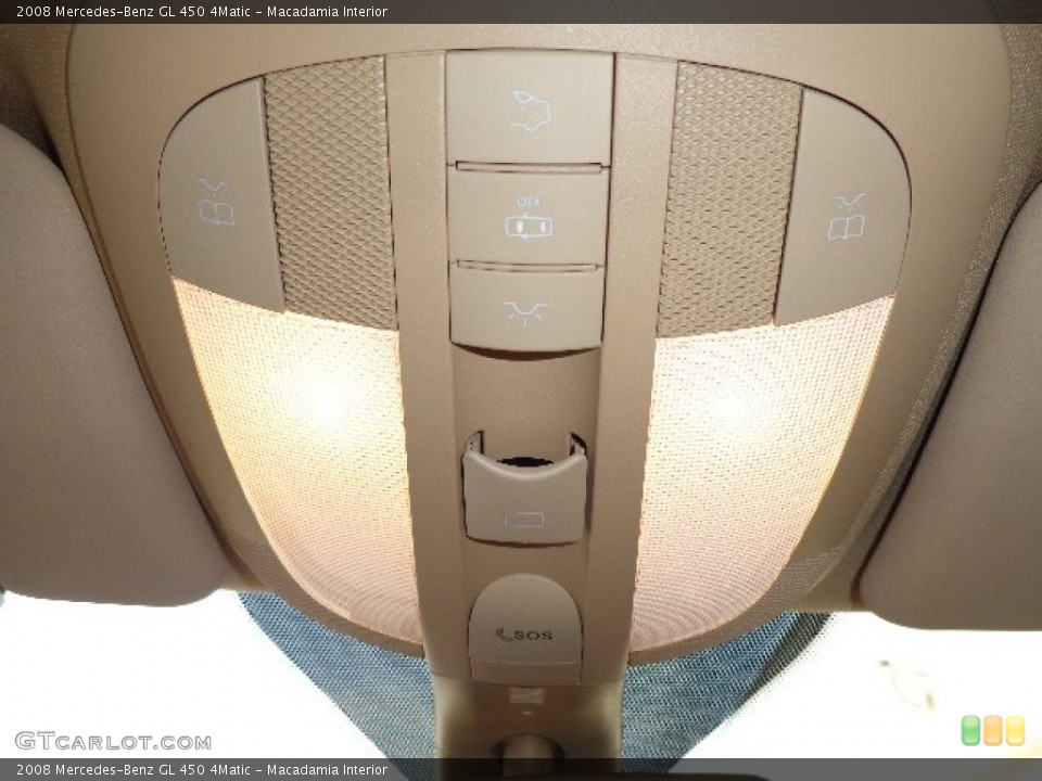 Macadamia Interior Controls for the 2008 Mercedes-Benz GL 450 4Matic #81181914