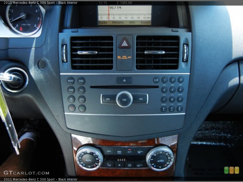 Black Interior Controls for the 2011 Mercedes-Benz C 300 Sport #81182301