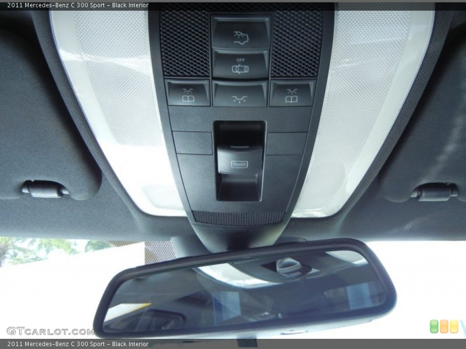 Black Interior Controls for the 2011 Mercedes-Benz C 300 Sport #81182322