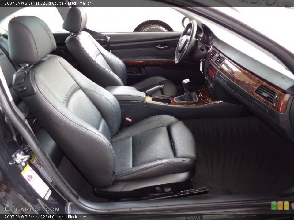 Black Interior Photo for the 2007 BMW 3 Series 328xi Coupe #81182607