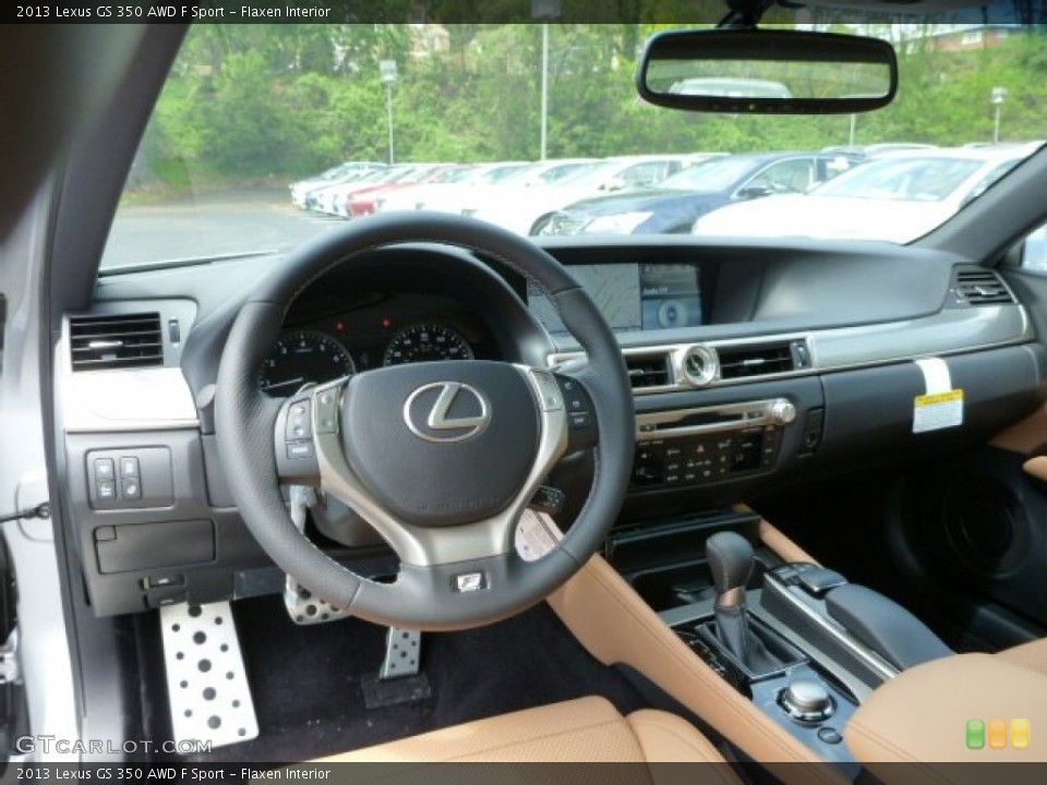 Flaxen Interior Dashboard for the 2013 Lexus GS 350 AWD F Sport #81183729