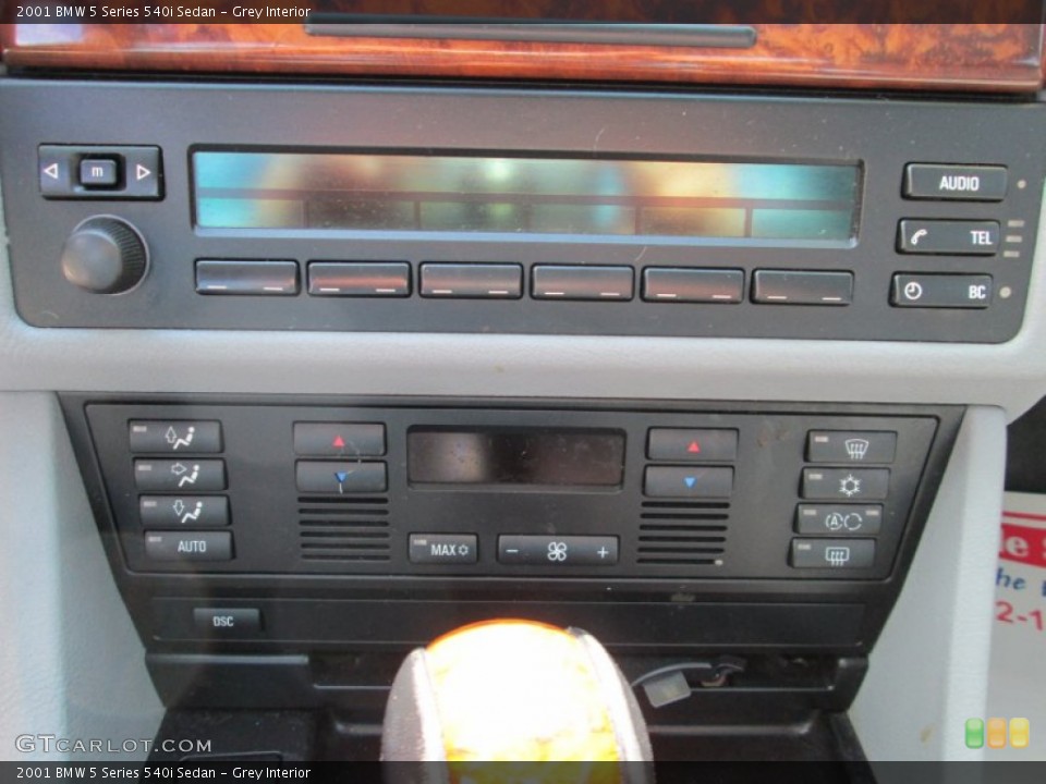 Grey Interior Controls for the 2001 BMW 5 Series 540i Sedan #81183738