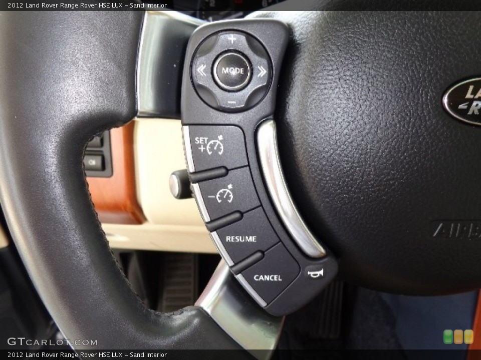 Sand Interior Controls for the 2012 Land Rover Range Rover HSE LUX #81184194