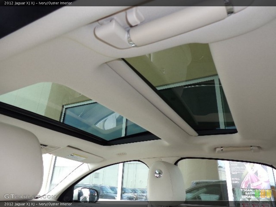 Ivory/Oyster Interior Sunroof for the 2012 Jaguar XJ XJ #81185217