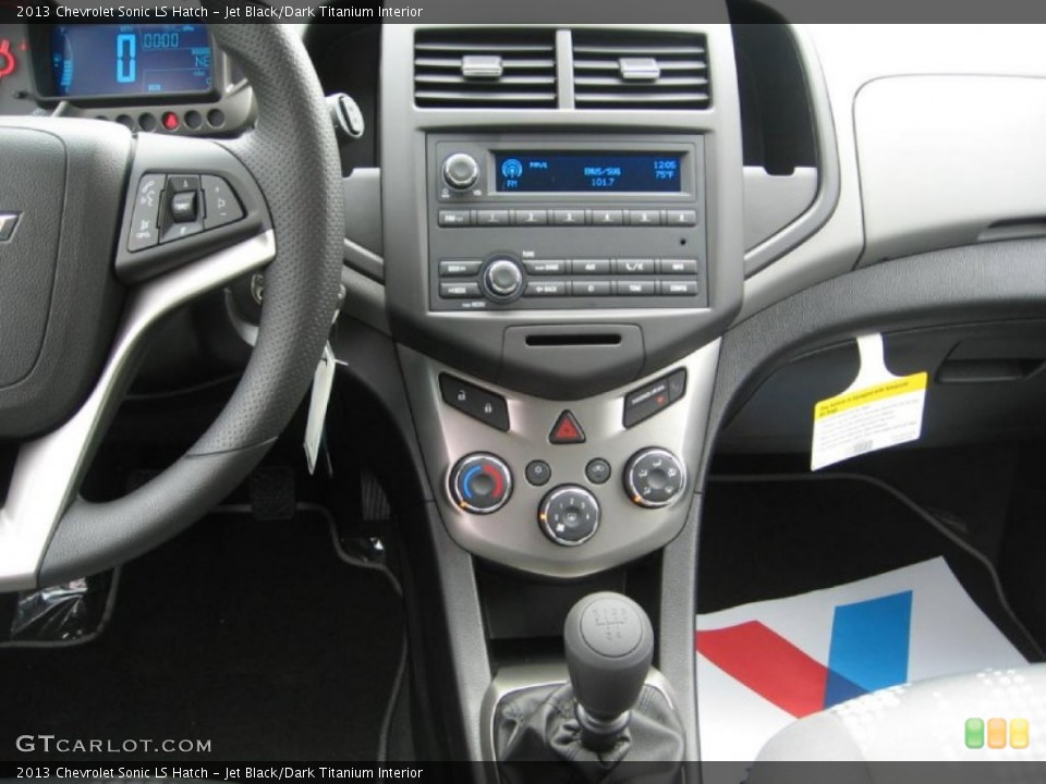 Jet Black/Dark Titanium Interior Controls for the 2013 Chevrolet Sonic LS Hatch #81185421