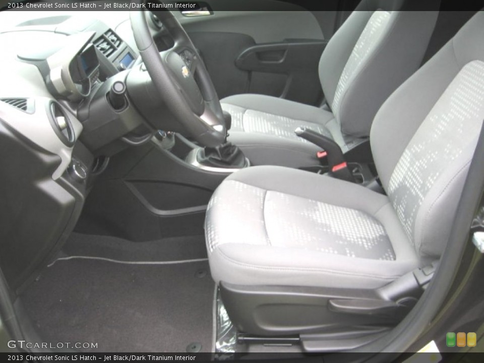 Jet Black/Dark Titanium Interior Photo for the 2013 Chevrolet Sonic LS Hatch #81185494